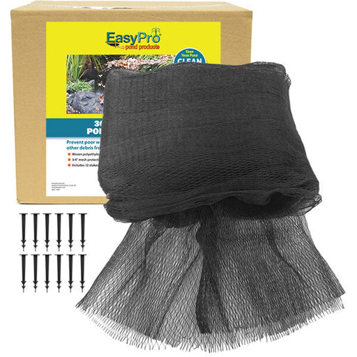 EasyPro 30' x 30' Prepackaged Premium Pond Cover Netting 3/4" - NP3030 product image