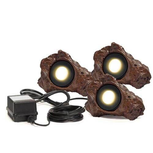 Anjon 3 LED Rock Light with Transformer & Photocell(MPN 3X1.5WRLKIT) Anjon Manufacturing Rock LED Light ANJON 