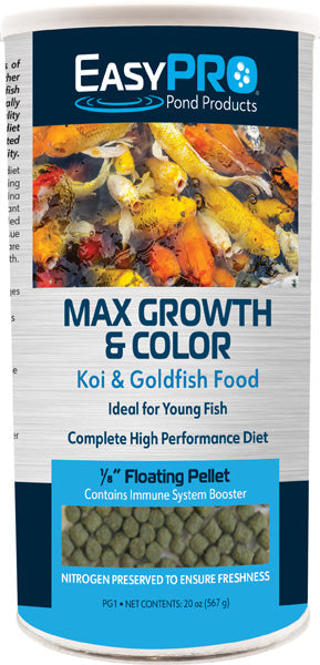 easypro1 - PG1 EasyPro Platinum Koi & Goldfish Food – Max Growth & Color – 20oz Canister