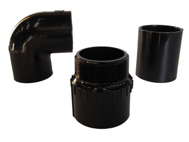 easypro1 - COB20 Black PVC Fitting Coupling 2"