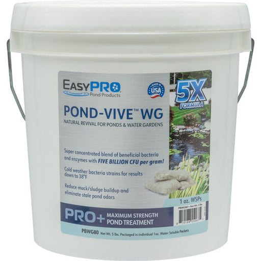 PBWG80 Pond-Vive™ WG Beneficial Bacteria Blend – 80ct. 1oz Water Soluble Packs product image
