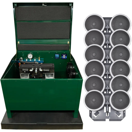 DCS206HP High Pressure Aeration System –Contains Stratus™ SRC 2 hp Compressor with Sound Shield™, Deluxe 28" Cabinet, and Six QS2 Diffusers product image
