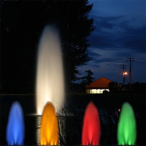 Kasco LED Composite Lighting for 2 - 5 HP Fountains (6 Fixtures) Fountains KASCO 