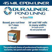 BPL1010 – 10′ x 10′ DuraLiner™ – 45mil EPDM Rubber Pond Liner product image