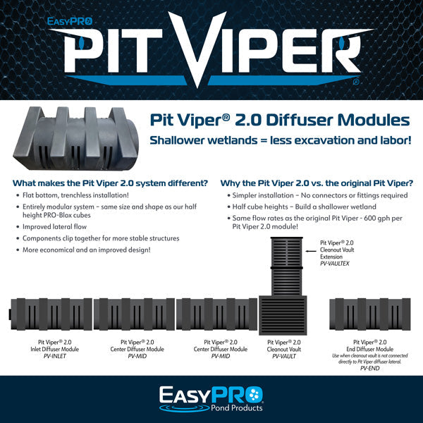 easypro1 - PV-INLET – Pit Viper® 2.0 Wetland Inlet Diffuser Module