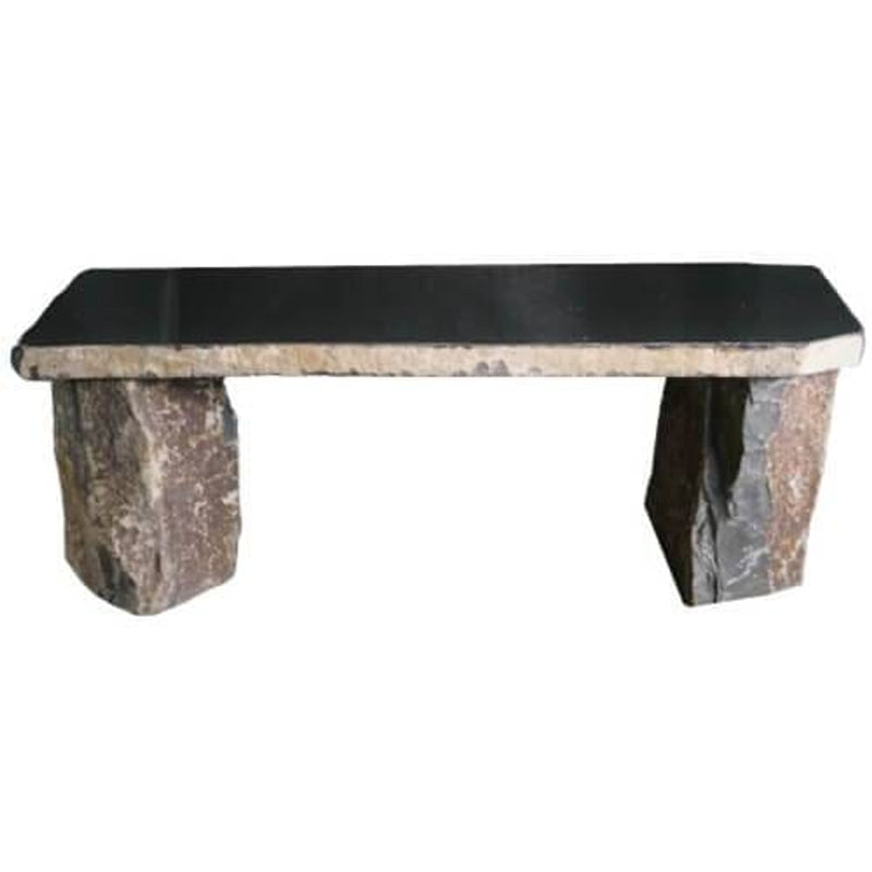 Anjon 49" Basalt Bench Decorative Water Features ANJON 