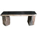 Anjon 49" Basalt Bench Decorative Water Features ANJON 