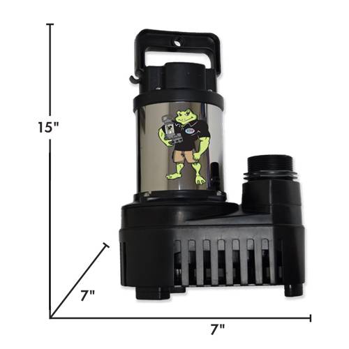 Anjon Big Frog Eco-Drive 4,200 GPH Submersible Pump