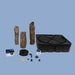 Atlantic 3 Piece Natural Basalt Column Fountain Kit - 18", 24", 30" Decorative Water Features ATLANTIC 