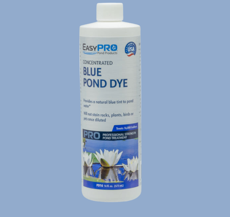 EasyPro Concentrated Blue Pond Dye, 16 Ounces - PD16