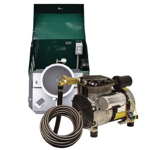 EasyPro Lake & Pond Aeration Systems Aeration EasyPro EasyPro Sentinel Deluxe Aeration System PA34DP with post mounted cabinet 