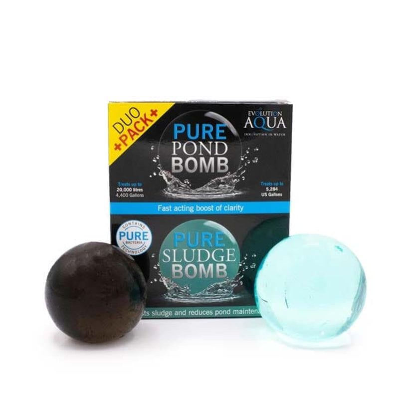 Evolution Aqua Pond Bomb & Sludge Bomb Duo Pack Treatments EVOLUTION AQUA 