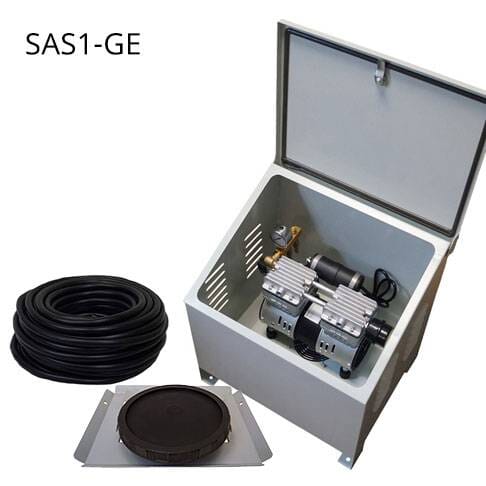 Savio Lake Aeration Systems 1/2 HP Aeration SAVIO 1 ( for 1 acres) 100 ft Ground Enclosure