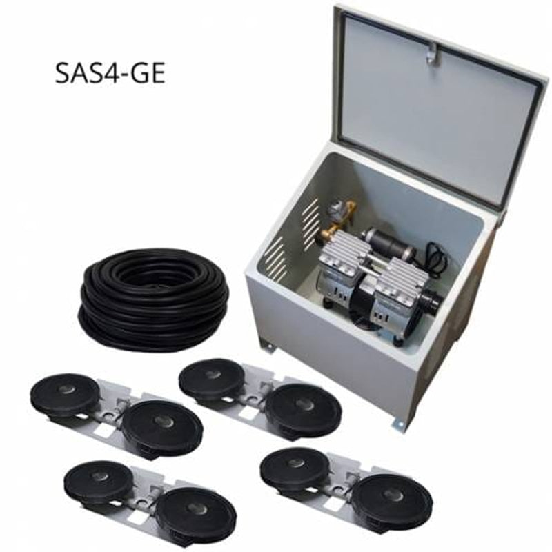 Savio Lake Aeration Systems 1 HP Aeration SAVIO 4 ( for 4 acres) 400 ft Ground Enclosure