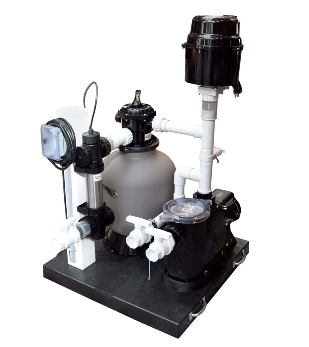 EasyPro SMF1800 Complete Skid Mount Filtration system - up to 1800 gallons - Pool, Fountain & Pond Pumps EasyPro 