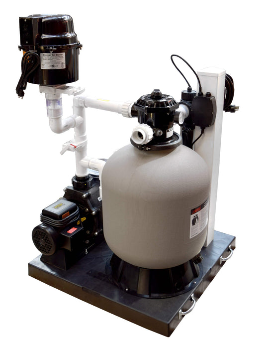 EasyPro SMF3600 Complete Skid Mount Filtration system up to 3600 gallons Pool, Fountain & Pond Pumps EasyPro 