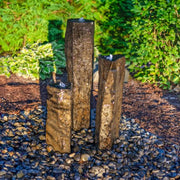 EasyPro I Tranquil Décor Polished Top Real Basalt Three Pack - 20", 27", 35" Fountains & Ponds EasyPro 