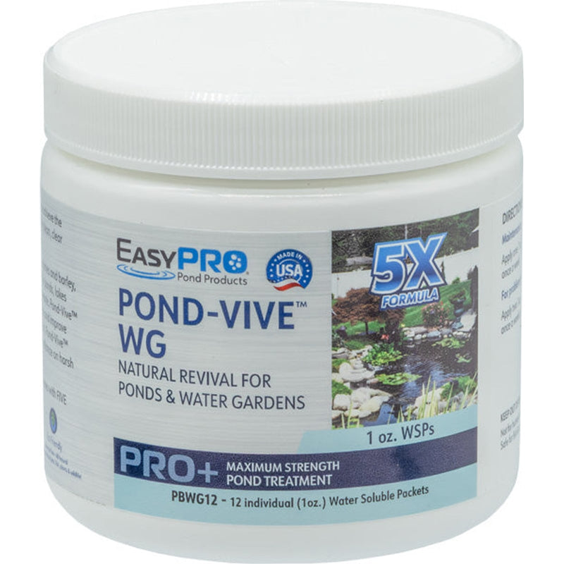 PBWG12 Pond-Vive™ WG Beneficial Bacteria Blend – 12ct. 1oz Water Soluble Packs product image