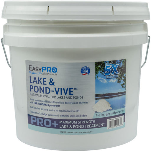 PB25XL Lake & Pond-Vive™ Bacteria – 25lb pail – Bulk Loose Powder product image