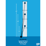 DKSW45 Air De-Icing System for Shallow Water – up to 45′ dock product image