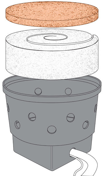 EasyPro Tempo Submersible Filter Replacement Top Pad - WF6TP