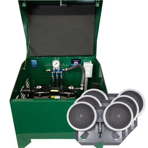 PA83AD Sentinel Deluxe Aeration System for Ponds up to 3 Acres – Complete System Contains Stratus™ SRC 3/4hp Compressor with Sound Shield™, Deluxe 22" Cabinet and Three QS2 Diffusers product image