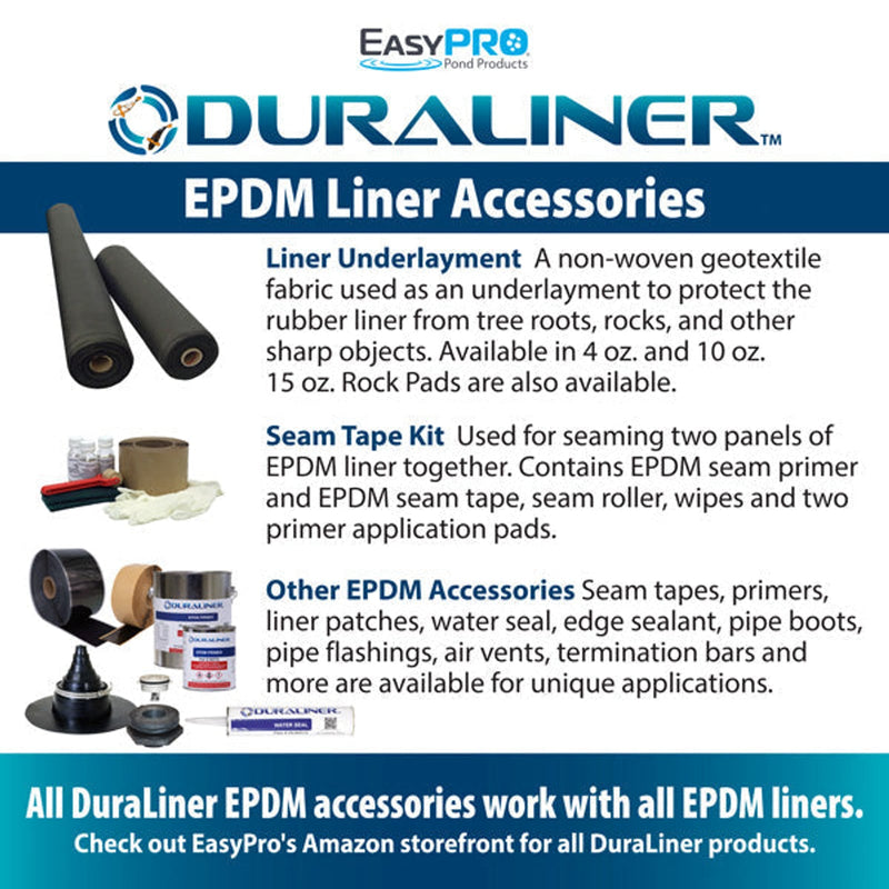 BPL1520 – 15′ x 20′ DuraLiner™ – 45mil EPDM Rubber Pond Liner product image