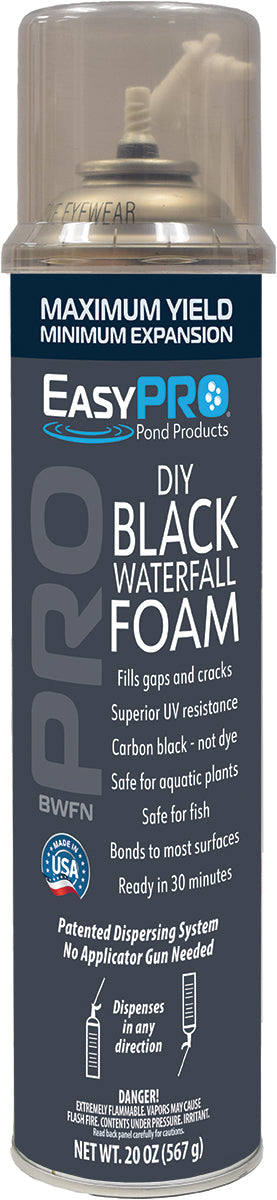 EasyPro Black Straw Waterfall Foam, 20 Ounces - BWFN