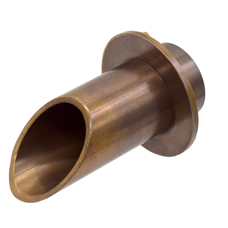 EasyPro Vianti Falls Antique Brass 2" Round Wall Scupper - BWS2RN product image