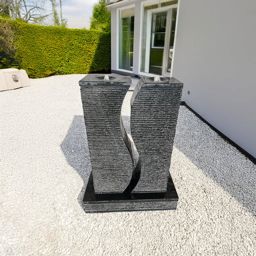 EasyPro Riverbend Granite Column Set, base & two columns - Stones only - HDSDK39 product image