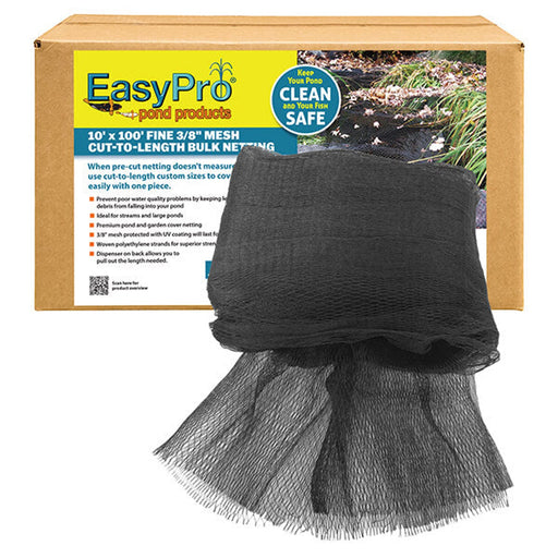 NR101F 3/8" Fine Mesh / 10′ X 100′ Premium Pond Cover Netting product image