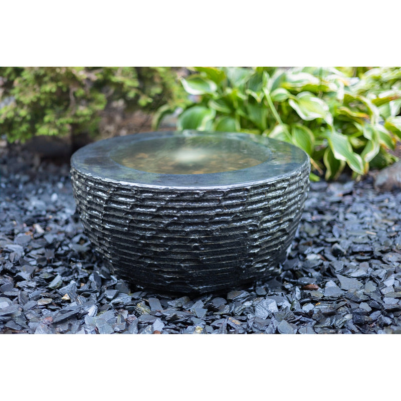 easypro1 - HBO24 – Tranquil Décor Infinity Bowl Basalt Fountain – 24″ Easy Pro 