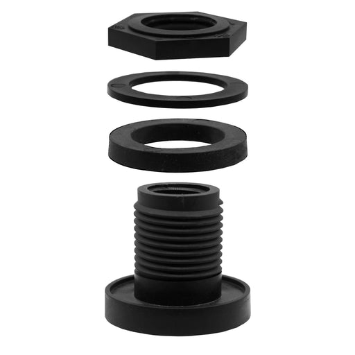 BF50N Heavy Duty Bulkhead Fitting – 1/2″ (1.25″ hole size) product image
