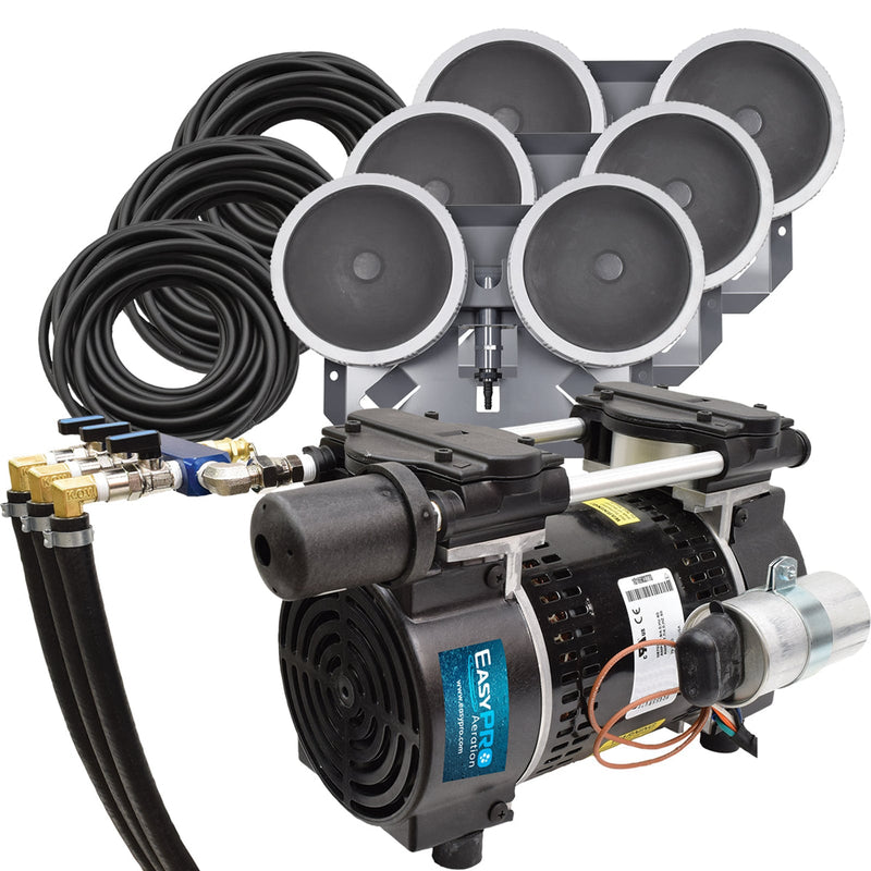 EasyPro Rocking Piston Pond Aeration System- 3/4 HP 3 Valve Kit w/ Quick Sink Tubing - PA83W product image