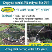 EasyPro Boxed Premium Pond Cover Netting - 100 ft. Rolls Water Garden Accessories EasyPro Pond 