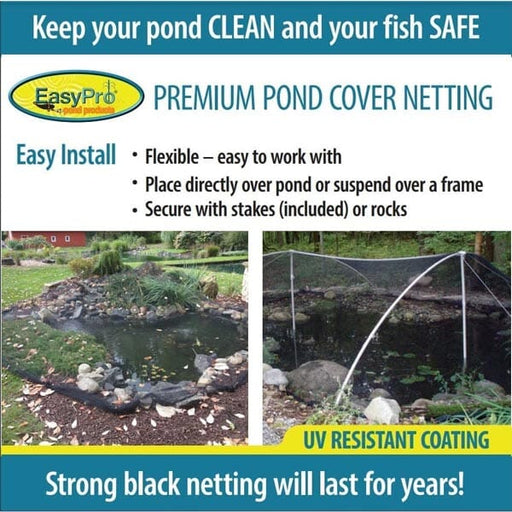 EasyPro Boxed Premium Pond Cover Netting - 100 ft. Rolls Water Garden Accessories EasyPro Pond 