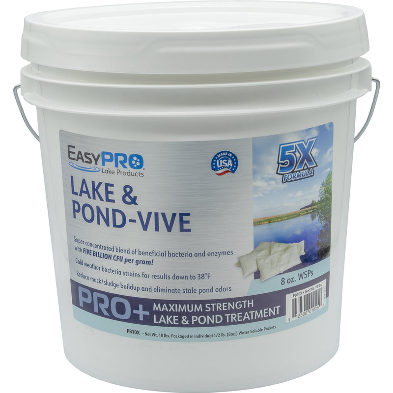 EasyPro Pond-Vive Bacteria - 10lb pail - 20ct. 8 Ounces Water Soluble Packs - PB10X product image
