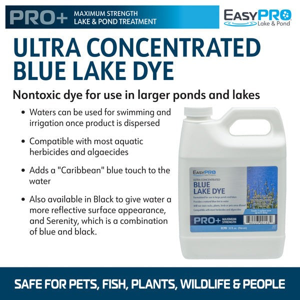 EasyPro Concentrated Blue Lake Colorant - Liquid - 1 Quart - ECPD