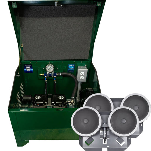 PA65AD Sentinel Deluxe Aeration System for Ponds up to 2 Acres – Complete System Contains Stratus™ SRC 1/2hp Compressor with Sound Shield™, Deluxe 22" Cabinet and Two QS2 Diffusers product image