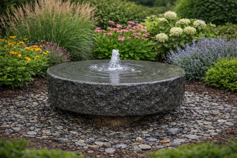 EasyPro 36" Millstone Fountain with base only - HMI36