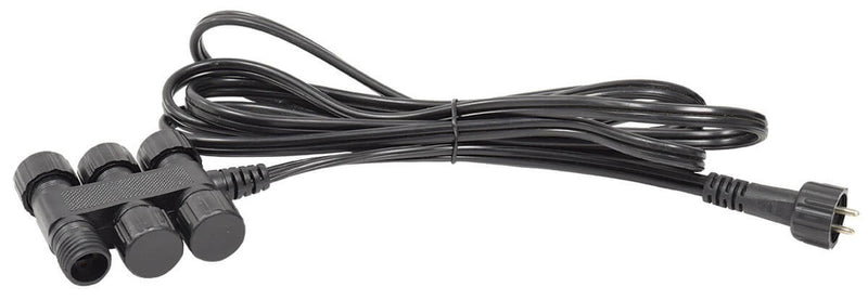 EasyPro 15' Extension Cord - 6 Outlets LED Lights - LEDEX6