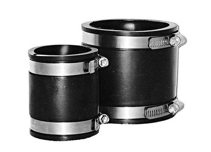 RC43 Rubber Coupling – 4 X 3" – w/SS Clamps